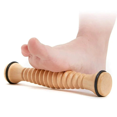 Rouleau de Massage en Bois pour Pied