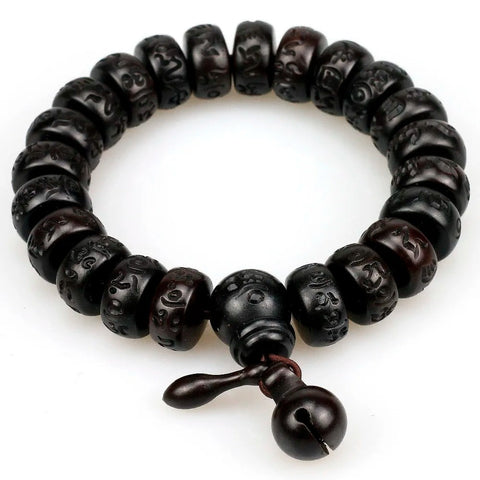 Bracelet Mala Tibétain Bois