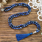 Collier Mala Lapis Lazuli