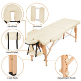 Table de Massage en Bois Pliante