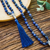 Collier Mala Lapis Lazuli