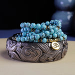 Bracelet Mala Turquoise